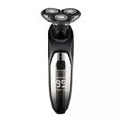Barbeador elétrico lelong le-5209 c/ 3 lâminas inteligentes ipx7 com visor
