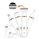 Barbeador elétrico para mulheres, depilador versátil 2 em 1 indolor: sem fio, kit de remoção de pelos recarregável Usb