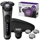 Barbeador Elétrico Philips Recarregável Wet & Dry SenseIQ - Preto com Acessórios