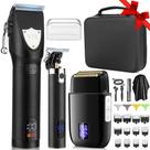 Barbeador Elétrico Profissional Lanumi para Homens - Conjunto Completo Barbeador Elétrico Profissional Lanumi para Homens - Conjunto Completo