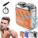 Barbeador elétrico Rhycoma Skyworl Mini para homens à prova d'água laranja Barbeador elétrico Rhycoma Skyworl Mini para homens à prova d'água laranja