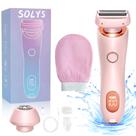 Barbeador Elétrico WEERSHUN Solys Pro Glide 3.0 Rosa - Para Mulheres