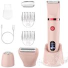 Barbeador elétrico Zivelier 3 em 1 IPX7 à prova d'água para mulheres