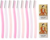 Barbeador facial MAYAX Large para mulheres, pacote de 9 com óleo absorvente