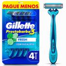 Barbeador Gillette Prestobarba 3 Cool Leve 4 Pague 3