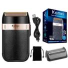 Barbeador Kemei 2024 Compacto e Preciso