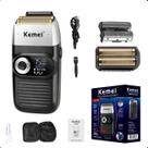 Barbeador Kemei Km 2026 Compacto Durável e Resistente