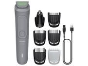 Barbeador Philips All-in-One 7 em 1 MG3911/15 com LED e Lâminas Autoafiadoras Cinza