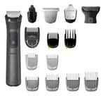Barbeador Philips Multigroom All in one MG794015 Recarregável Bivolt Cinza