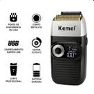 Barbeador Shaver Profissional Kemei Km-2026 Sem Fio