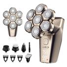 Barbeadores Elétricos Somony 7D 5 em 1 para Homens - Cabeça Recarregável