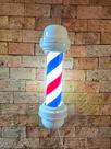 Barber pole 65cm sem globo branco bivolt megan Barber pole 65cm sem globo branco bivolt megan