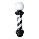 Barber Pole 75cm All Black Todo Preto Megan 220V Barber Pole 75cm All Black Todo Preto Megan 220V