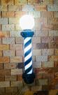 Barber Pole 90cm Com Globo Allblack Todo Preto 110V Megan Barber Pole 90cm Com Globo Allblack Todo Preto 110V Megan