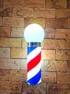 Barber Pole luminária interna de barbearia 40cm