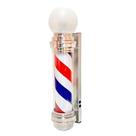 Barber Pole Poste 50cm Com Globo De Luz 220v Barber Pole Poste 50cm Com Globo De Luz 220v