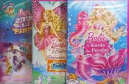 Barbie A Sereia Das Pérolas/Butterfly /Aventura Nas 3 DVDS