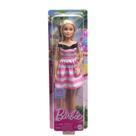 Barbie aniversario vestido branco e rosa