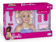 Barbie Barbie Styling Head Brush Com 18 Acessórios 1241- Pupee