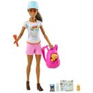 Barbie Boneca Articulada Com Cachorrinho Dia De Spa Caminhada HNC39 - Mattel