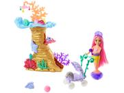 Barbie - Boneca Chelsea Sereia Power com Cenário e Acessórios Hhg58 - Mattel