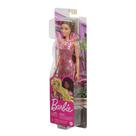 Barbie Boneca Vestido Glitter Morena - Mattel - T7580