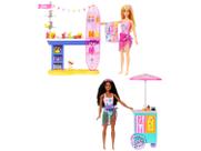 Barbie Brooklyn e Malibu Calçadao da Praia Mattel HNK99
