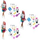 Barbie Cabelo Arco-Iris Oncinha GRN80 - Sortido