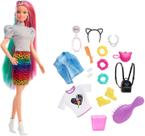 Barbie Cabelo Colorido E Raspado Muda De Cor GRN80 - Mattel Barbie Cabelo Colorido E Raspado Muda De Cor GRN80 - Mattel