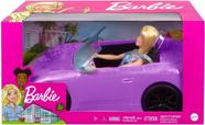 Barbie Carro Conversivel Roxo com Boneca - Mattel HBY29