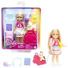 Barbie Chelsea Acessórios De Viagem Com Cachorrinho HJY17 Mattel