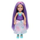 Barbie Chelsea Looks Magicos Princesa Roxa - Mattel
