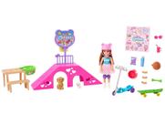 Barbie Chelsea Pista de Patinaçao Mattel HJY35