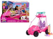 Barbie Family Buggy Ultimate de Praia Rosa Com 4 Lugares e 10 Acessórios - Barbie Detetives da Praia - Mattel - JFV68 Barbie Family Buggy Ultimate de Praia Rosa Com 4 Lugares e 10 Acessórios - Barbie Detetives da Praia - Mattel - JFV68