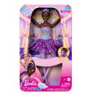 Barbie Fantasia Boneca Bailarina Luzes Brilhantes Roxa - HLC26 - Mattel