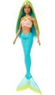 Barbie Fantasy Sereia Com Cabelo Verde - Hrr03 - Mattel