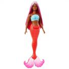 Barbie Fantasy Sereias com Cabelo Colorido PINK Mattel HRR02