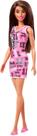 Barbie fashion sortimento morena vestido rosa hrh09 original