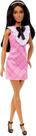 Barbie Fashionista 209 Cabelo Preto e Vestido Rosa Mattel