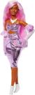 Barbie Fashionista Boneca Deluxe Cabelo Rosa e Vestido