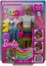 Barbie leopard rainbow hair grn82 Barbie leopard rainbow hair grn82