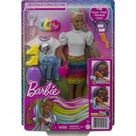 Barbie leopard rainbow hair