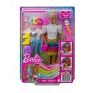 Barbie Penteado de Oncinha Arco-iris Negra - GRN82 Barbie Penteado de Oncinha Arco-iris Negra - GRN82