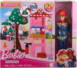 Barbie Profissões Bombeira com Acessórios Mattel HRG55