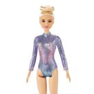 Barbie Profissões Boneca Ginasta Roxa - Mattel