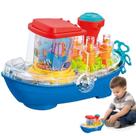 Barco de Brinquedo Infantil Com Música E Luzes Colorido