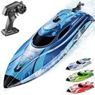 Barco RC BEZGAR TX126 Azul - 30cm, 25km/h - Controle Remoto