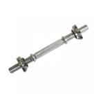 Barra 40cm Macica Cromada c/ rosca estrela 28mm - liveup