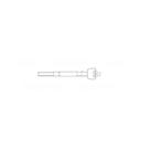 Barra Axial Uno Esquerda Ou Direita 170Mm Nakata N634