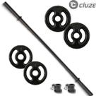 Barra Body Pump 1.30m Com 6 Kg Anilhas Treino Em Casa Ciuze